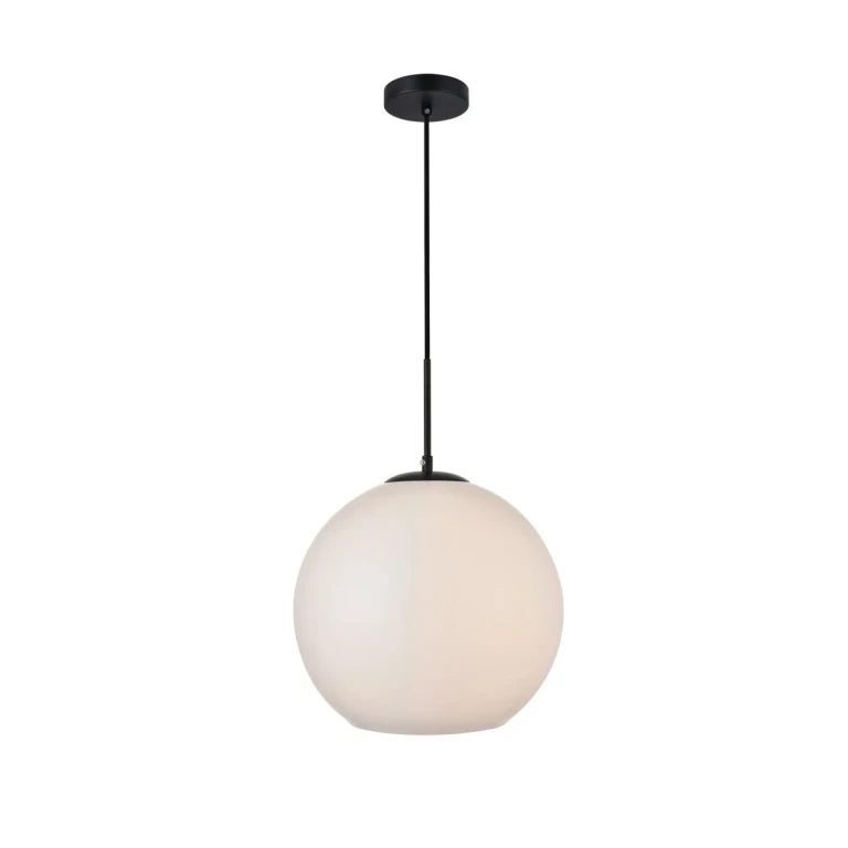 Black One Light Pendant from the BAXTER Collection