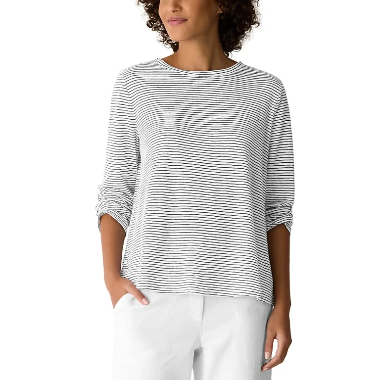 Eileen Fisher Crewneck Long Sleeve Tee