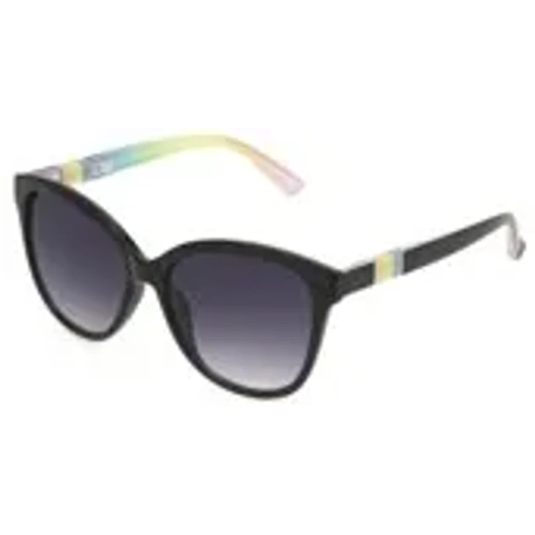 Betsey Johnson Smoke Cat Eye Ladies Sunglasses 10263555.CGR BLKSMK