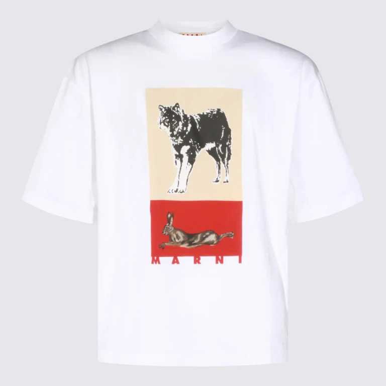Marni White Cotton T-shirt