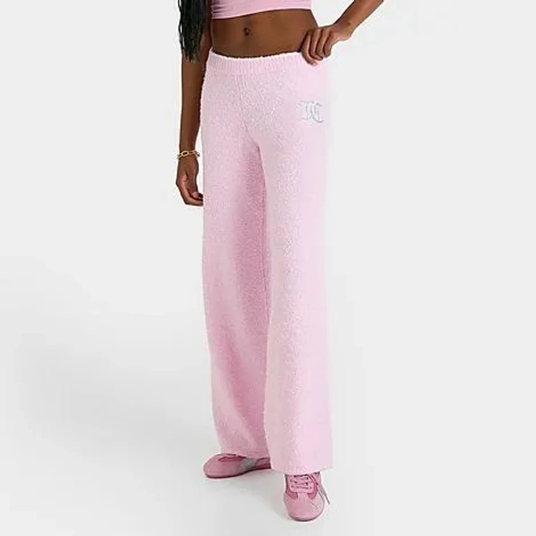 Women's Knit Wide-Leg Pants in Cherry Blossom Size: XS