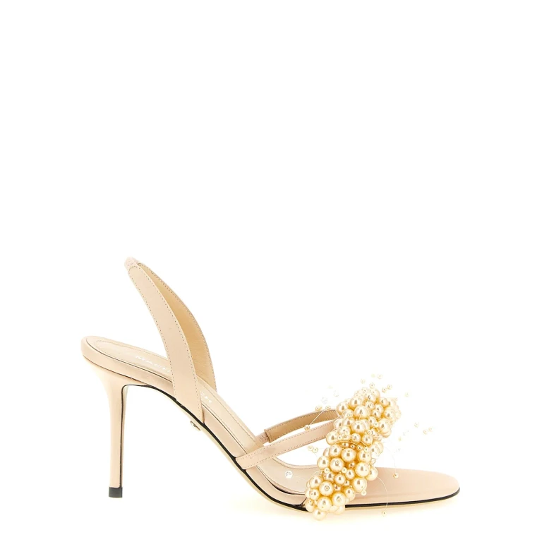 Heeled Sandal Woman color Gold (SS26S100285CRPLGD)