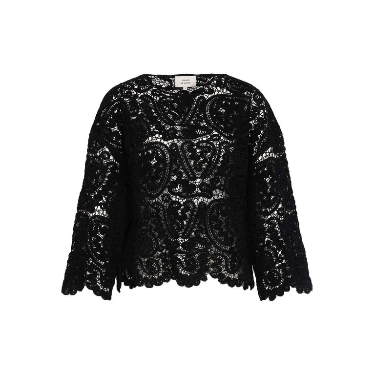 Loulou Studio Pull Col Rond - Noir