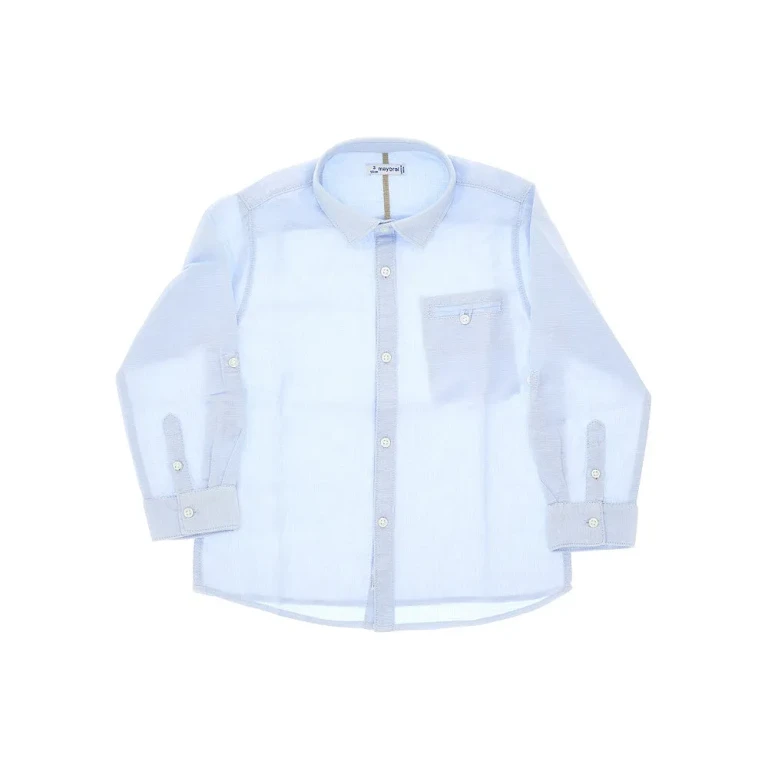 MAYORAL Cotton and linen shirt Kids 9M