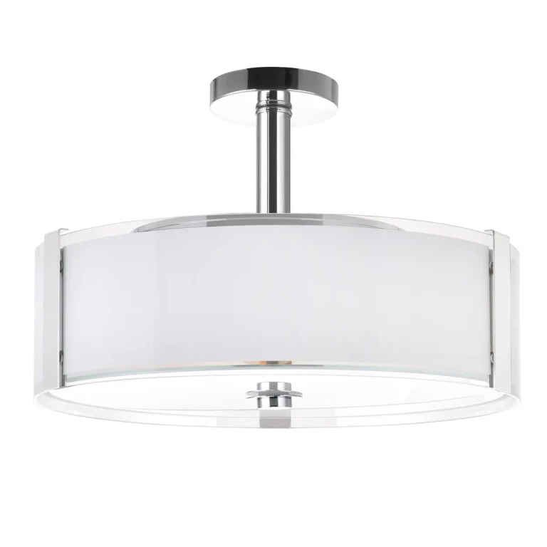 Chrome Five Light Chandelier from the Lucie Collection