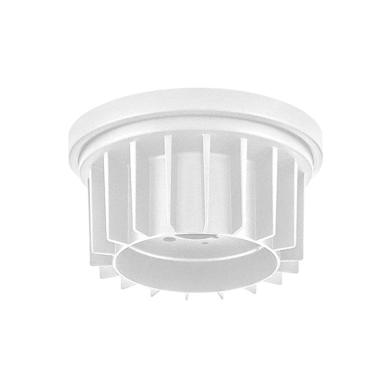 Matte White Flush Mount Kit from the Draftsman Collection