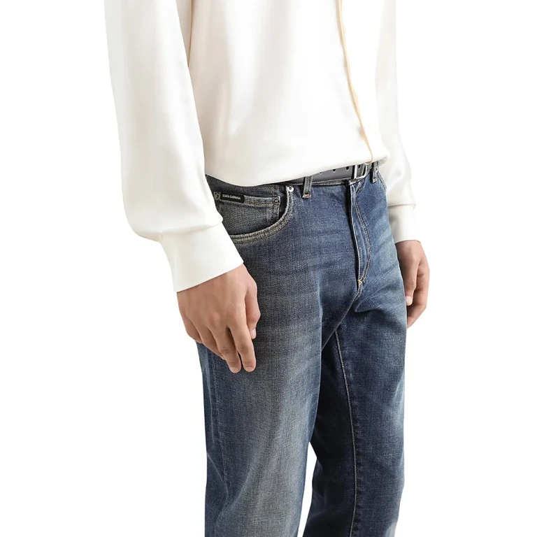 Dolce & Gabbana Slim Fit Jeans in Navy