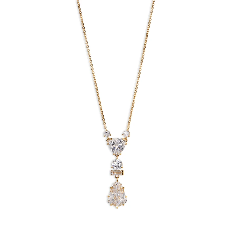 Nadri Luxor Kite Cubic Zirconia Drop Necklace, 16-18
