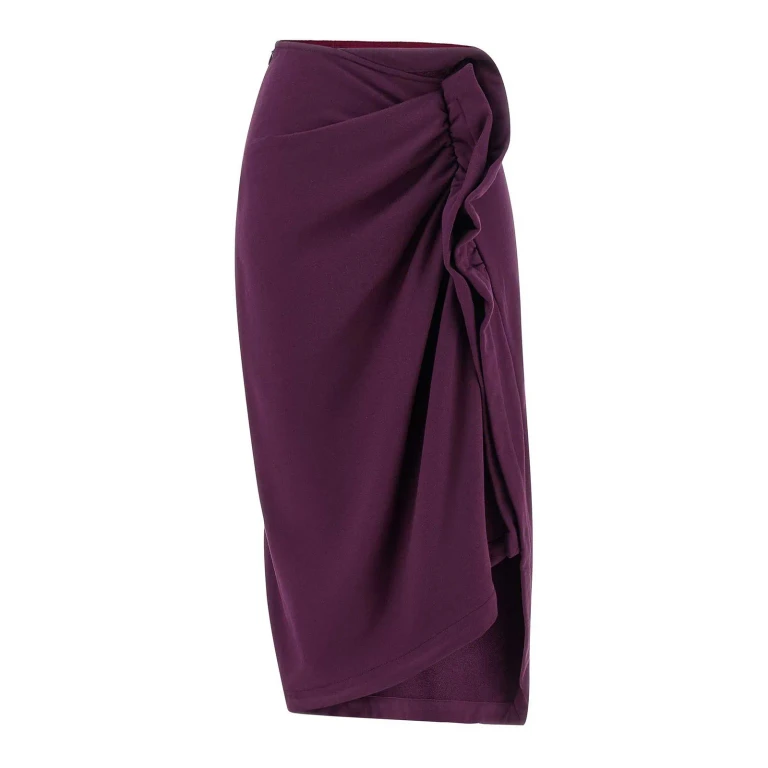 Dries Van Noten Jupe Midi - Violet
