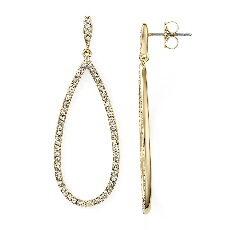 Nadri Pave Drop Earrings