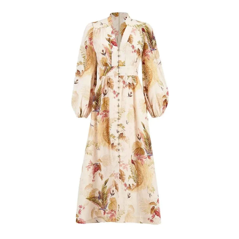 Zimmermann Robe De Soirée - Crème