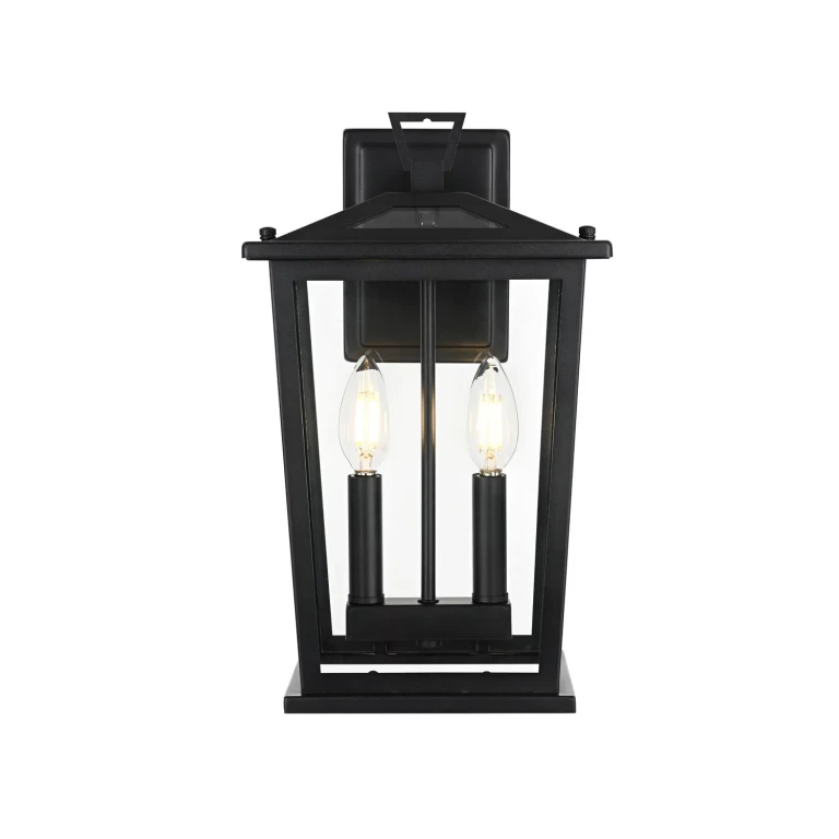 Black Outdoor Wall Sconce from the Berks Collection