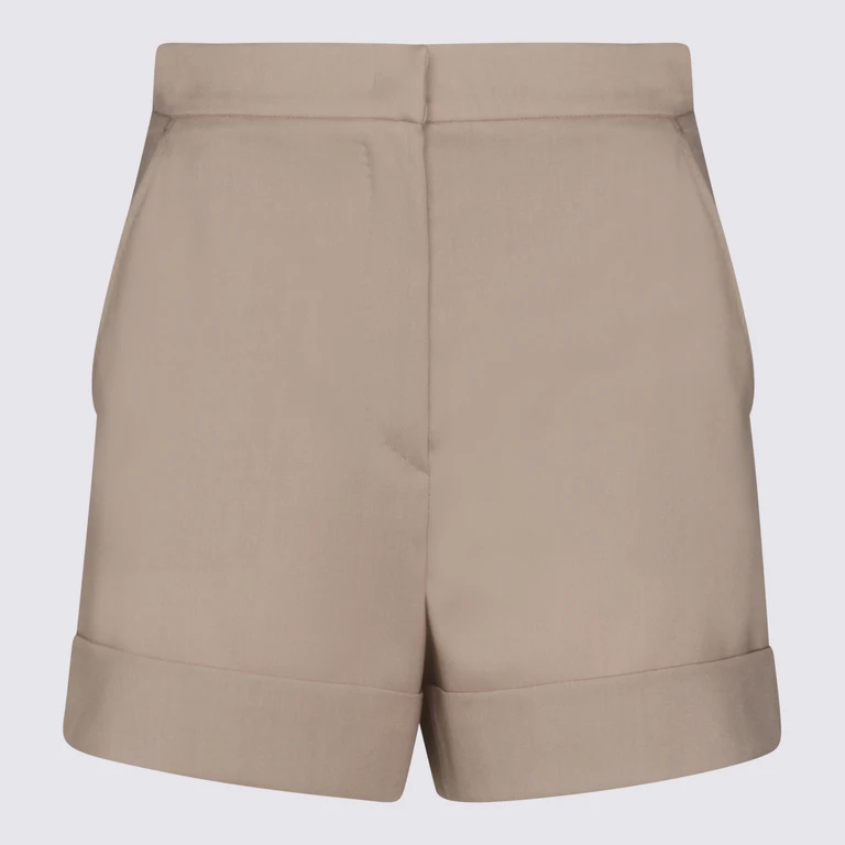 Max Mara Shorts Sand _wv Wm Se - Women
