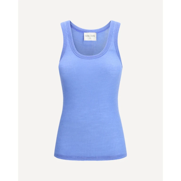 FORTE_FORTE Ribbed wool Top Female 0
