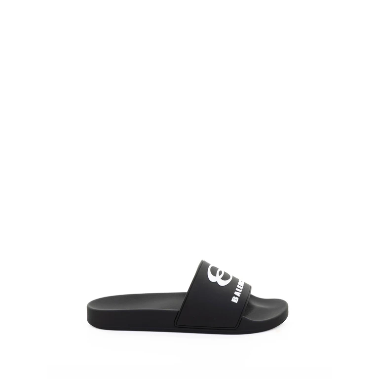Balenciaga Sandals Black Leather - Men