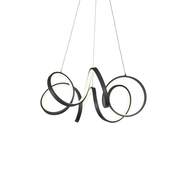 Synergy LED Contemporary Chandelier in Black