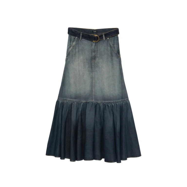 Skirt Woman color Blue (106595A37KPJC)