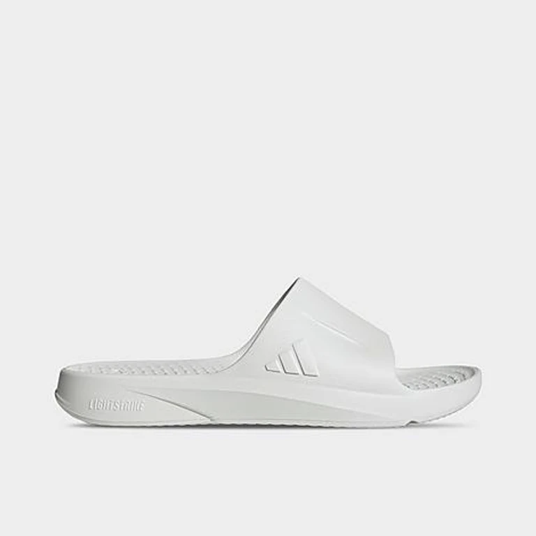 adidas Men's Lightshift Slide Sandals in Crystal White/Crystal White/Crystal White Size: 4.0