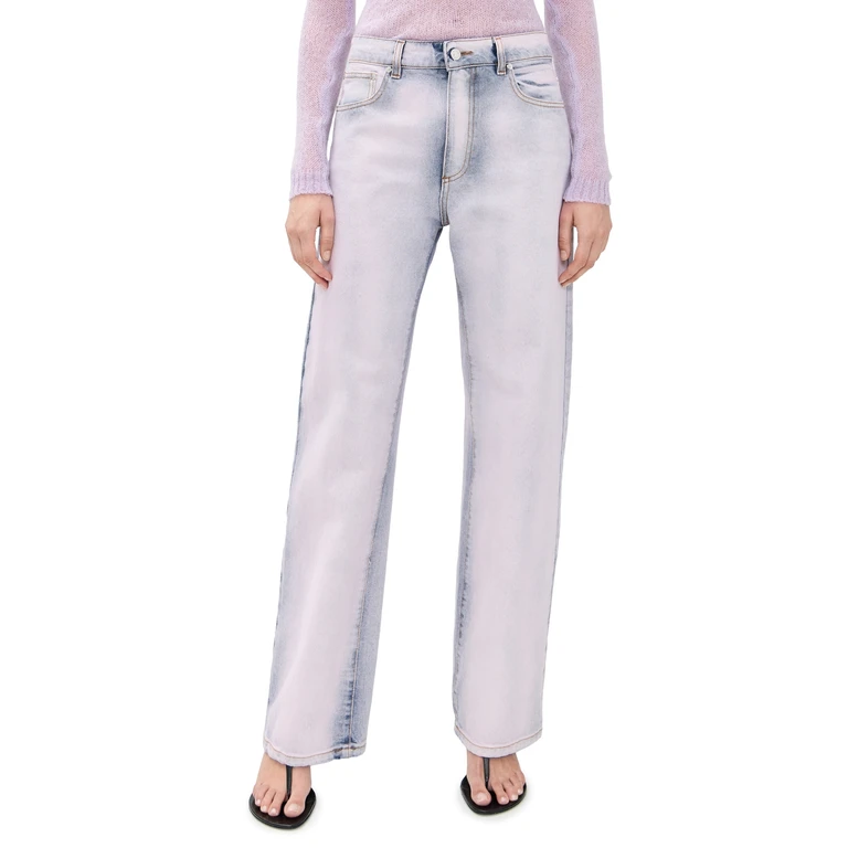 MSGM Colored Denim Jeans Candyfloss 42