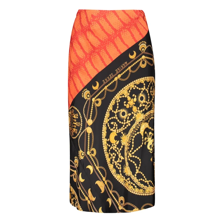 Bottega Veneta Printed Silk Skirt