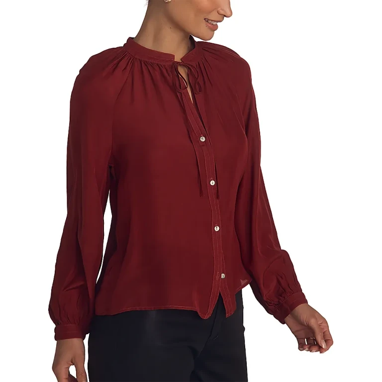 Bella Dahl Raglan Sleeve Button Down Blouse