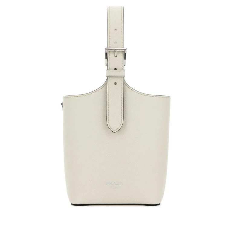 White Leather Shoulder Bag