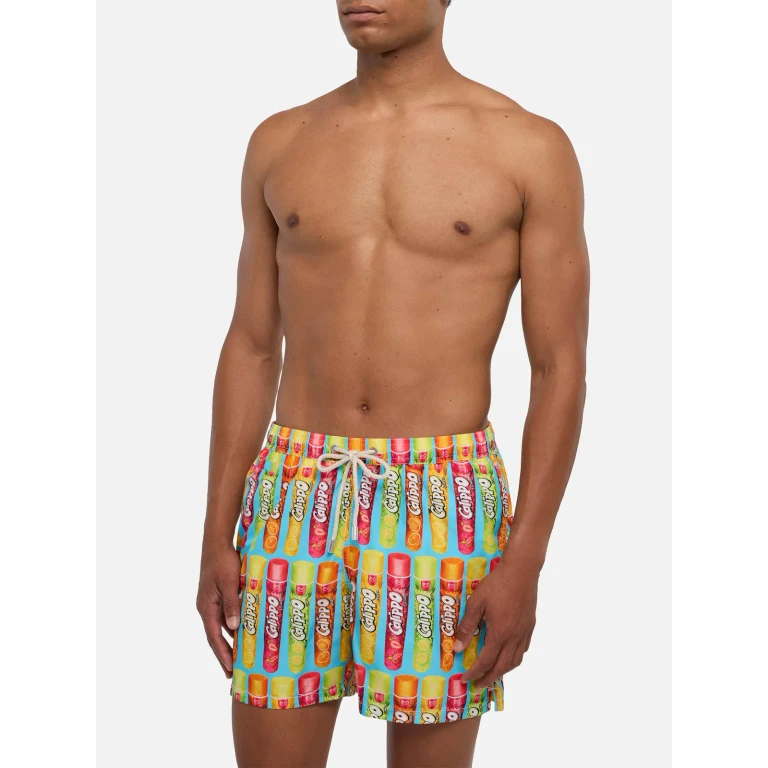 MC2 Saint Barth Lighting Calippo Print Swim Shorts Special Edition