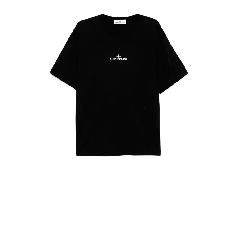 Stone Island T-shirts And Polos Black