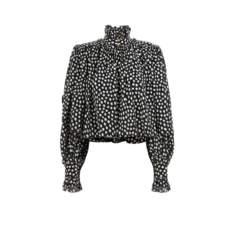 Chloé Polka-dots Silk Shirt