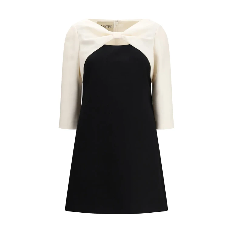 Valentino Short Crepe Couture Dress