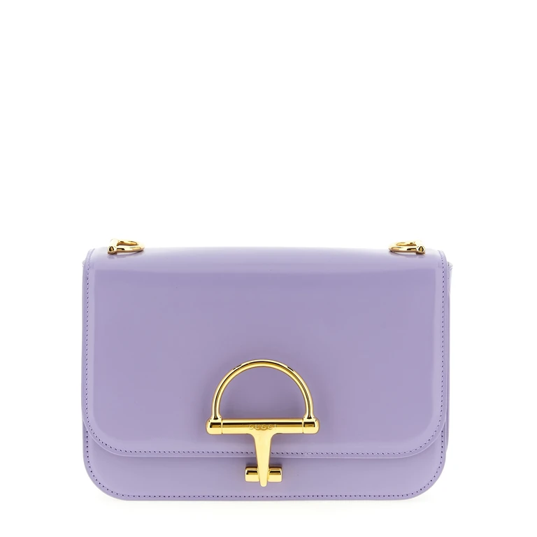 Gucci Purple Calfskin Shoulder Bag - Women