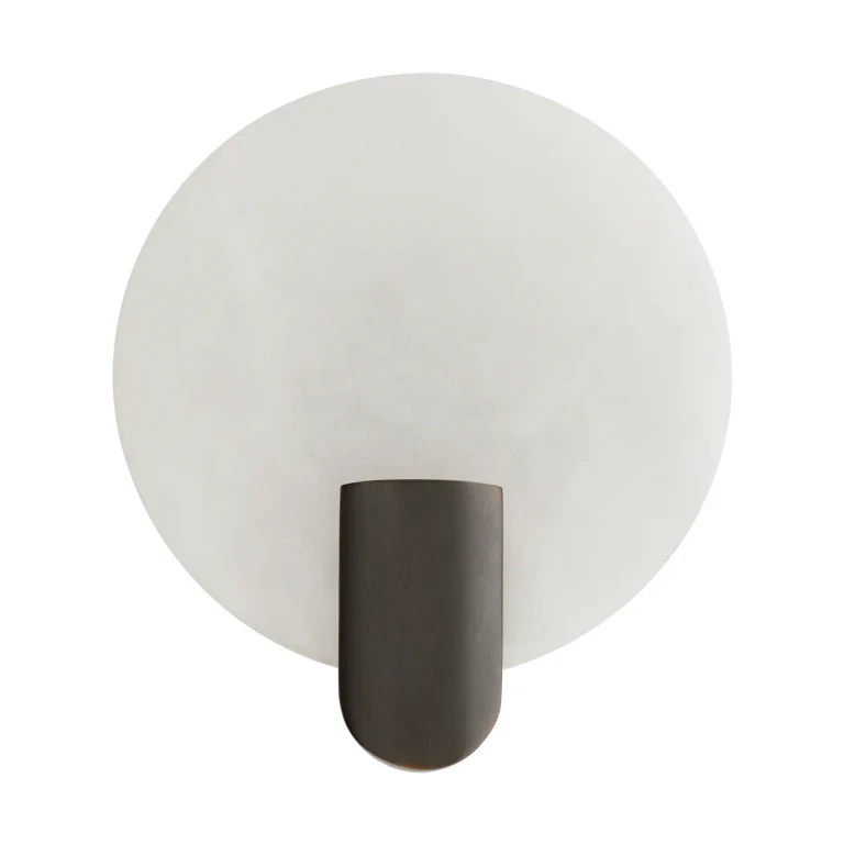 Bronze One Light Wall Sconce from the Halette Collection