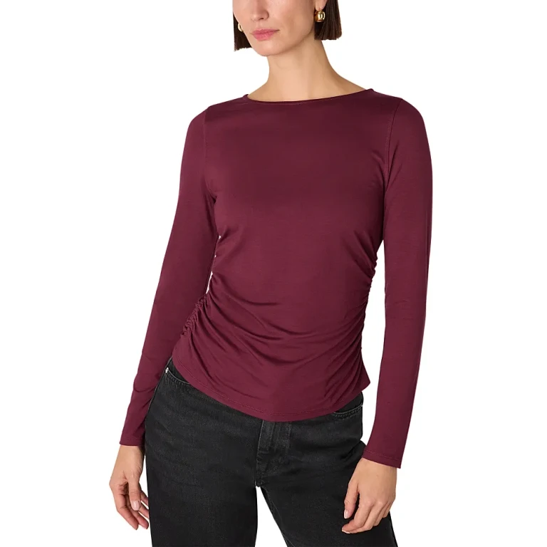 Whistles Ruched Side Top