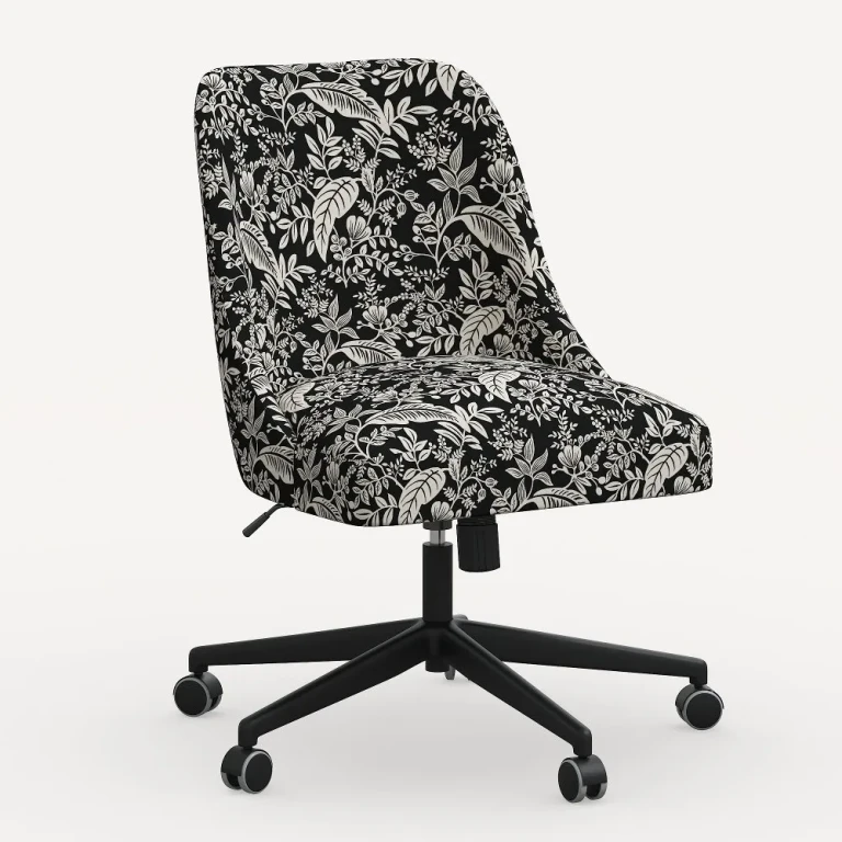 Oxford Canopy Black & Cream Office Chair