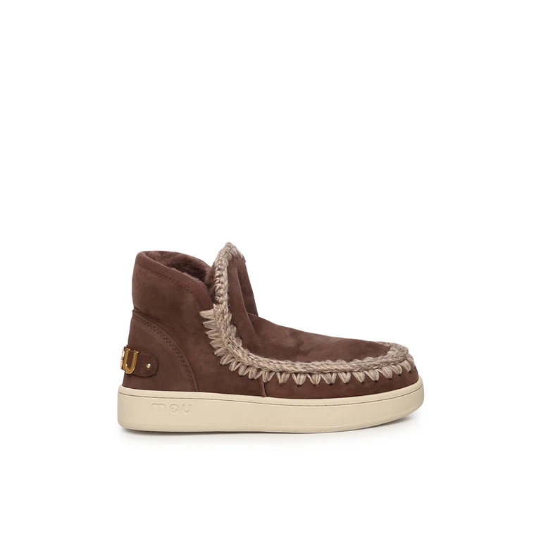Mou New Eskimo Nubuck Sneakers With Metal Logo