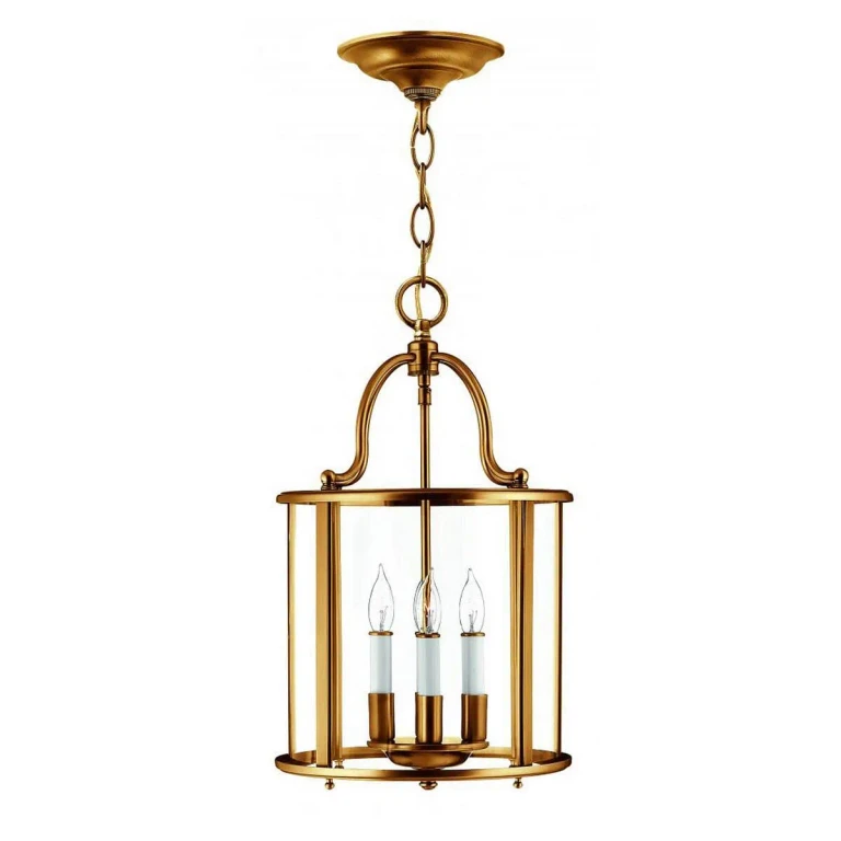 Heirloom Brass LED Foyer Pendant from the Gentry Collection