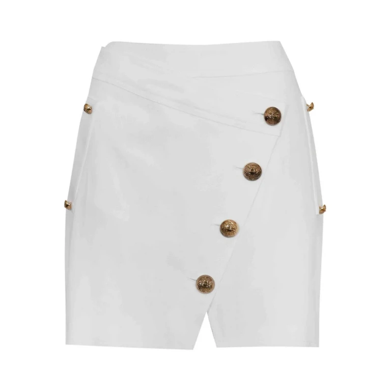 Elisabetta Franchi Mini Jupe - Blanc