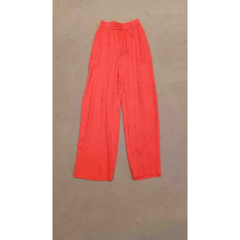 Pinko Bedonia Pantalone Jacquard Yellow & Orange Pant - Women