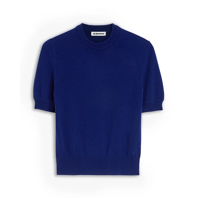 Jil Sander Short Sleeve Wool Tee
