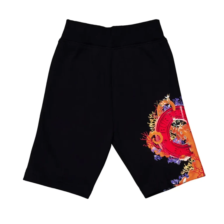 Burberry Kids Graphic Coral Logo Bermuda Shorts