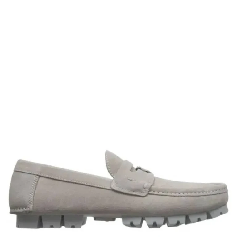 Ferragamo Driver Loafers with Gancini Ornament