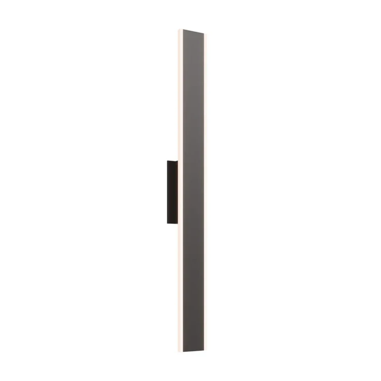 Black Outdoor Wall Sconce from the Gemini Collection