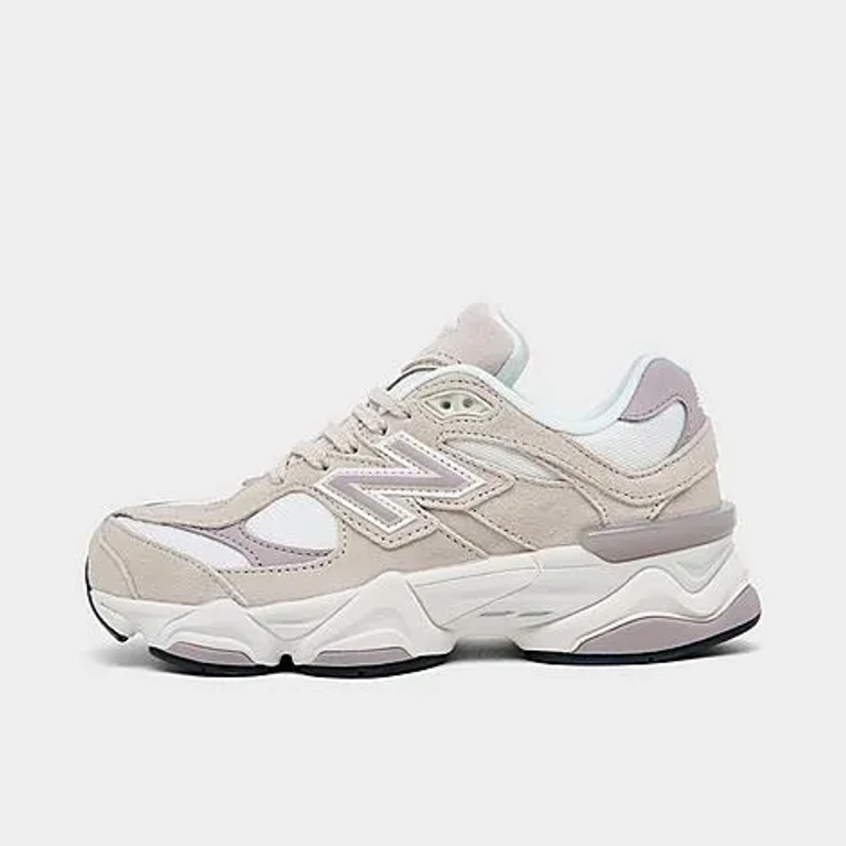 New Balance Girls' Big Kids 9060 Casual Shoes in Timberwolf/Truffle Size: 3.5