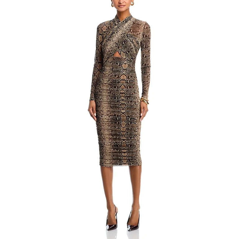 Bardot Aliyah Printed Midi Dress