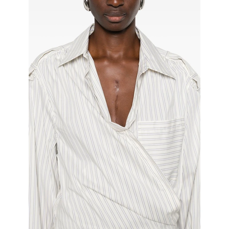 Iro Shirts Clear Blue Outer: Cotton - Women