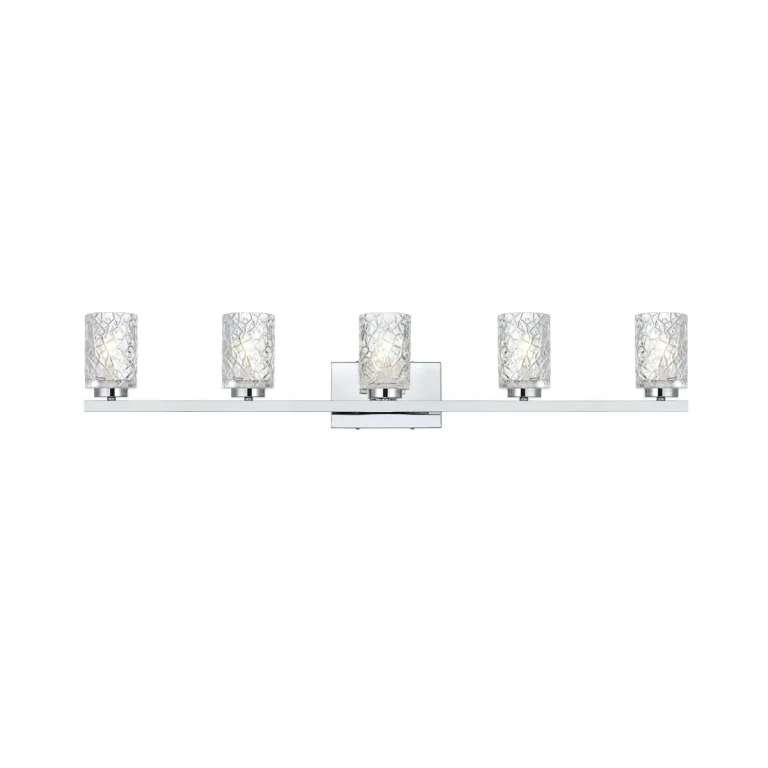 Chrome Wall Sconce from the Cassie Collection