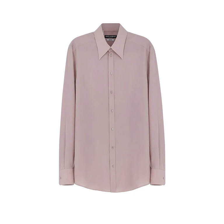 Dolce & Gabbana Shirts Red Silk - Men