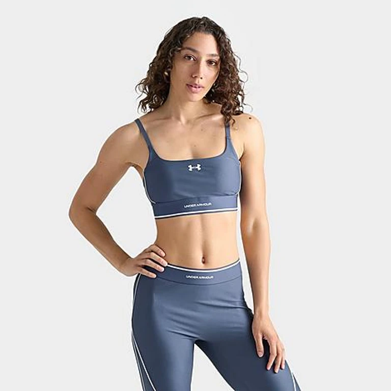 Under Armour Women's UA Tech Branded Bra Tank in Dark Blue Grey Size: XS