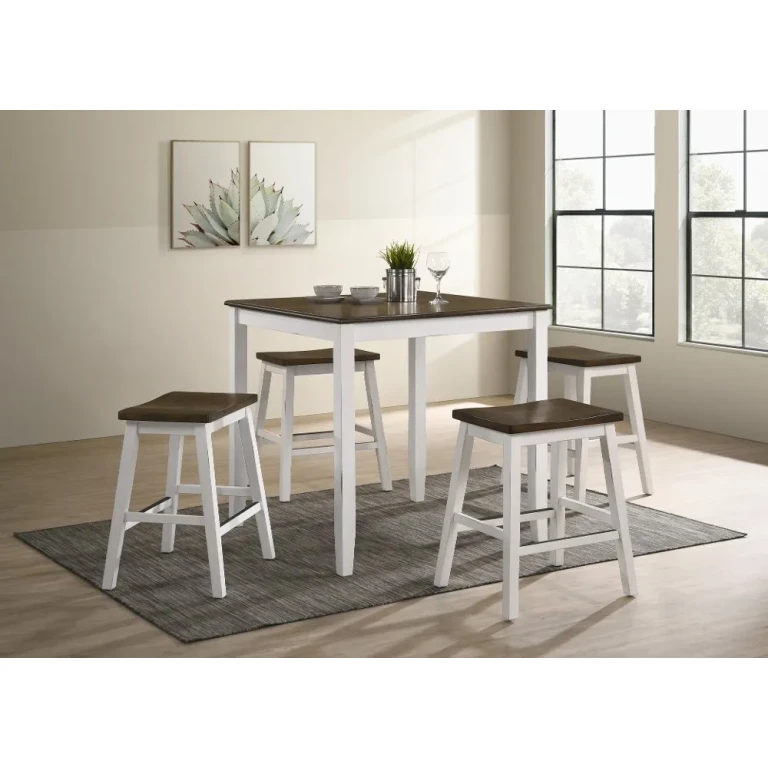 Silva Gray 5 Piece Counter Height Dining Set