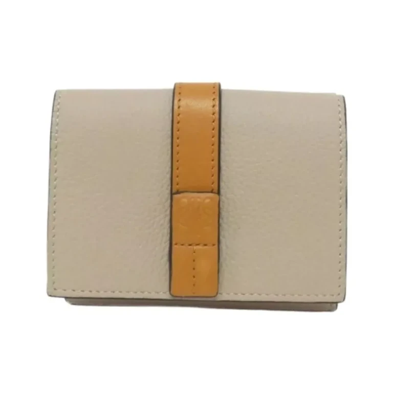 Loewe Trifold Calfskin Wallet - Light Oat/Honey